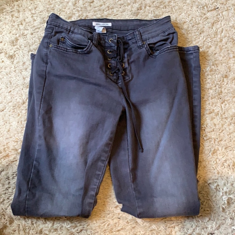 Billabong Tie Jeans! Never Worn!